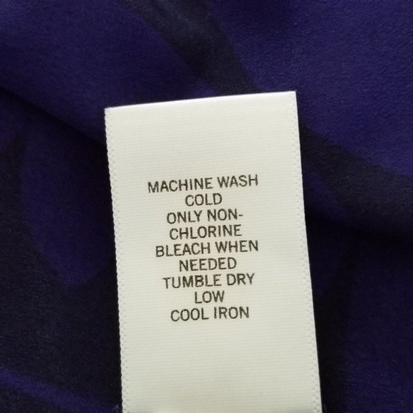 Banana Republic Top Leaf Print Tulip Sleeve Drape - Picture 6 of 7